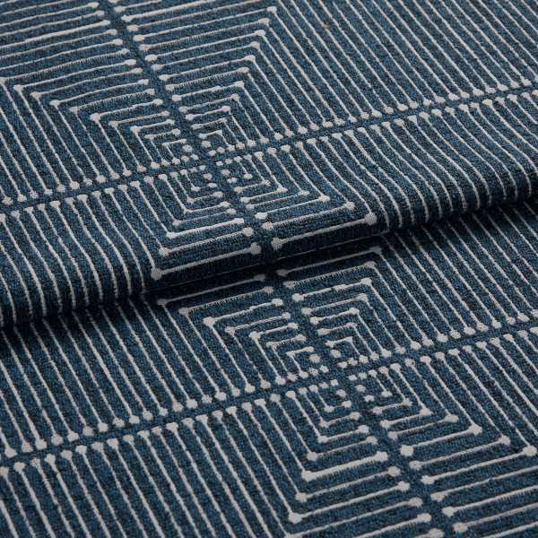 Inkdrop Navy Curtains