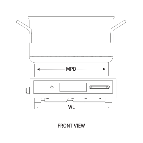 Engineering front view