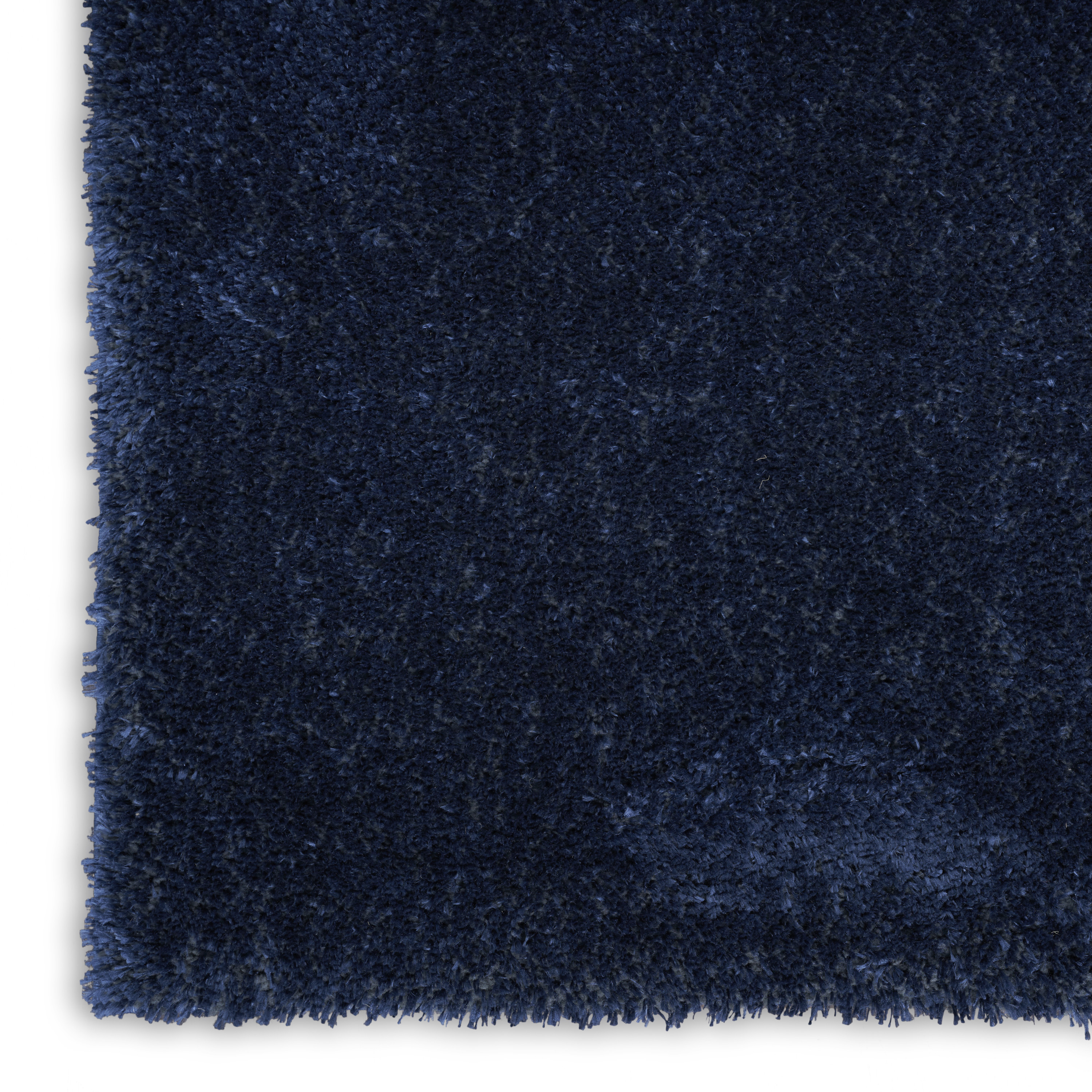 Nourison Pacific Shag 5'3" x 7'3" Navy Shag Indoor Rug