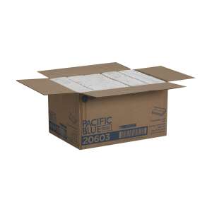 Georgia Pacific, Pacific Blue Basic, Folded Towel, C-Fold, 1 ply, White