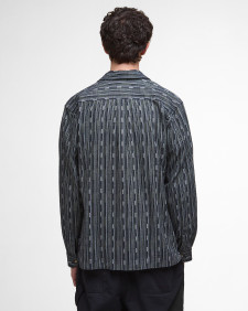 Alston Relaxed Jacquard Shirt Navy