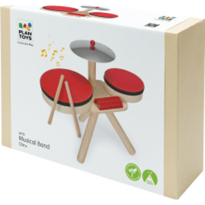 Musical Band Wooden Toy Drum Set