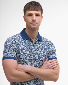 Jackstone Printed Polo Shirt Dark Denim