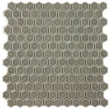 Hexes And O’S Gray 1″ Hexagon Mosaic Gloss Hexes And O’S Gray 1″ Hexagon Mosaic Gloss