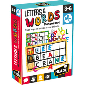 Montessori Touch Bingo Letters & Words