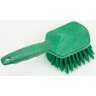 Carlisle, Sparta, 3in, Color Coded Floater Scrub Brush, 8in Handle, Polypropylene Bristles, Green
