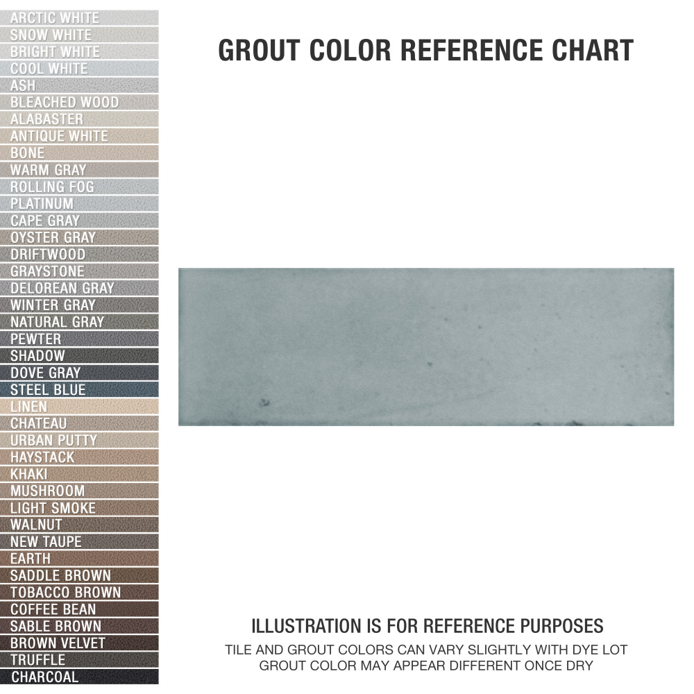 Coco Matte Blue Grass 2 in. x 5-7/8 in. Porcelain Floor and Wall Tile