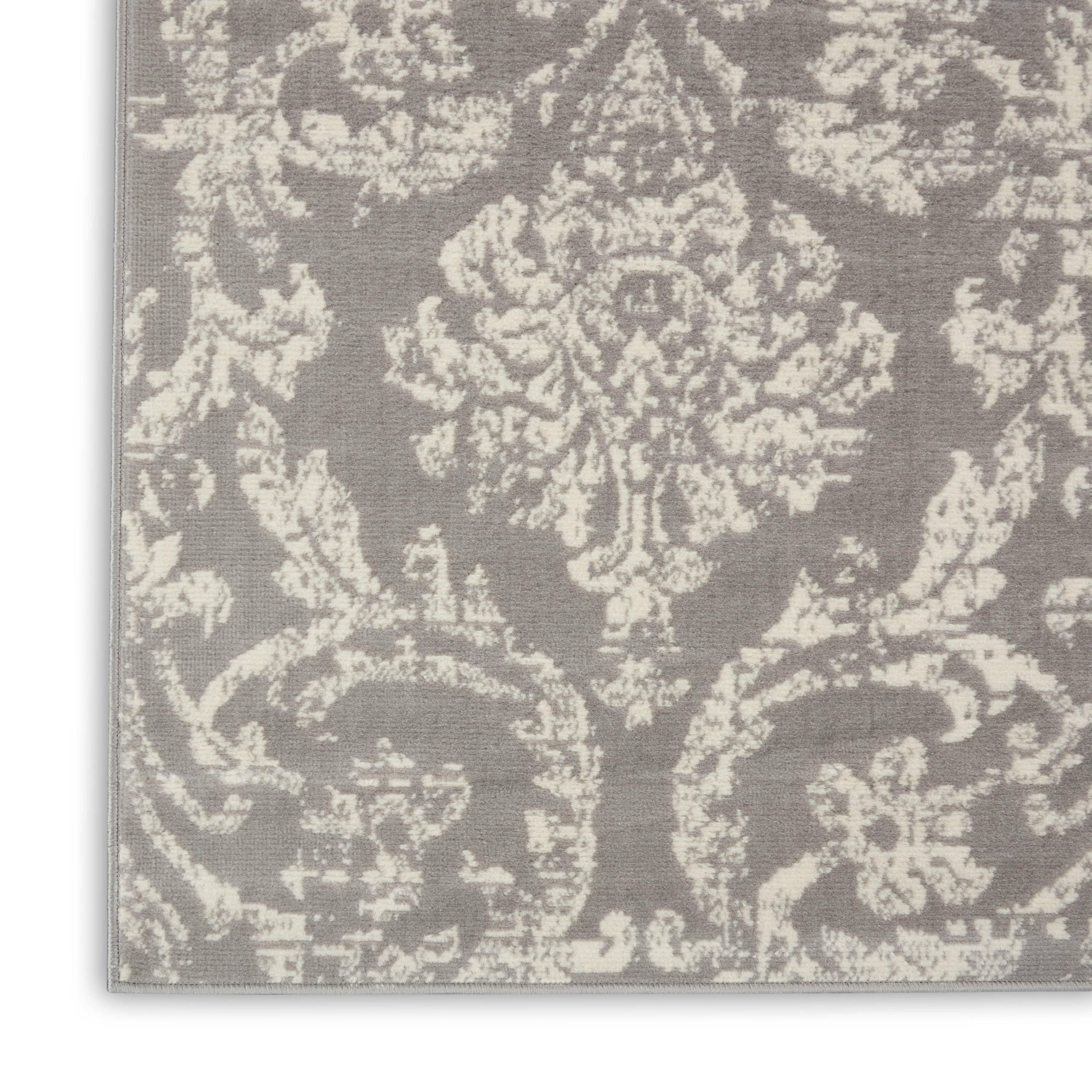 Nourison Jubilant 7'10" x 9'10" Grey Vintage Indoor Rug