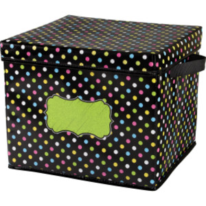 Chalkboard Brights Storage Box with Lid
