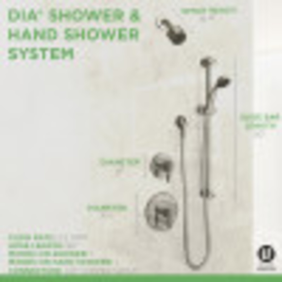 Dia Shower/Hand Shower Unit - Symmons