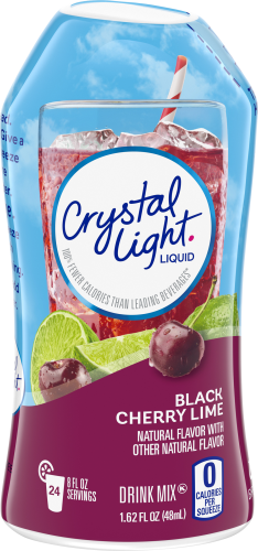 Crystallight More Products - CRYSTAL LIGHT Black Cherry Lime Drink Mix 1.62 fl oz Bottle
