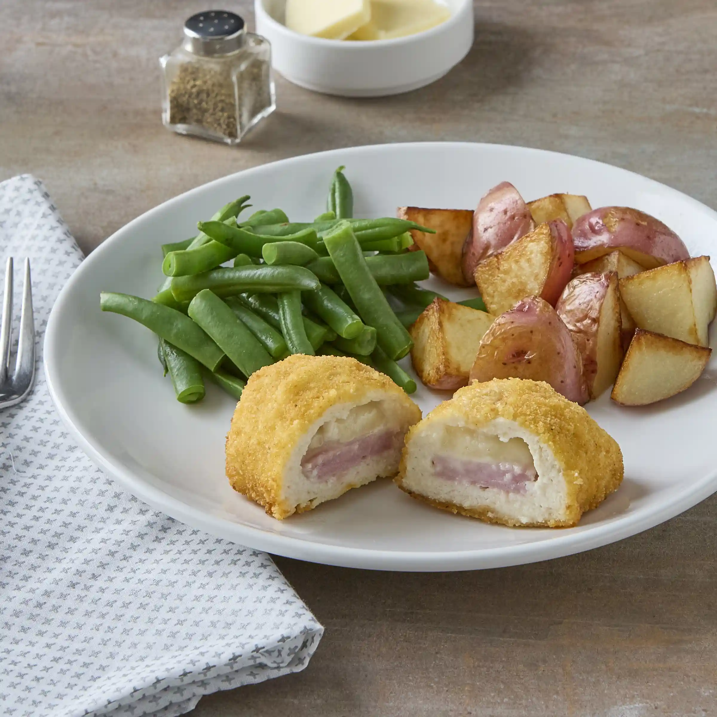 Barber Foods® Uncooked Breaded Cordon Royale Boneless Stuffed Chicken Breasts 4 oz._image_1