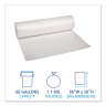 Boardwalk,  LLDPE Liner, 60 gal Capacity, 38 in Wide, 58 in High, 1.1 Mils Thick, Clear