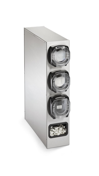 Configurable Stainless Steel Dispenser Cabinets with LidSaver® 3 Lid Dispenser Options