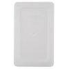 Fourth-size Super Pan V® flexible steam table pan lid in white