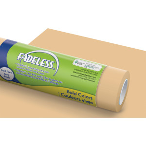 Bulletin Board Art Paper, Tan, 48" x 50', 1 Roll