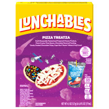 Lunchables Pizza Kit Chocolate Frosting Chocolate Chips & Capri Sun Roarin Tide Drink 10.5oz Box