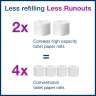 Tork, T5 OptiServe® 4-Roll, Coreless Bath Tissue Dispenser, White