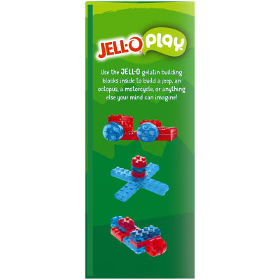 Jell-O Play Jungle Build & Eat Kit Strawberry Berry Blue Gelatin Mix, 6 oz Box