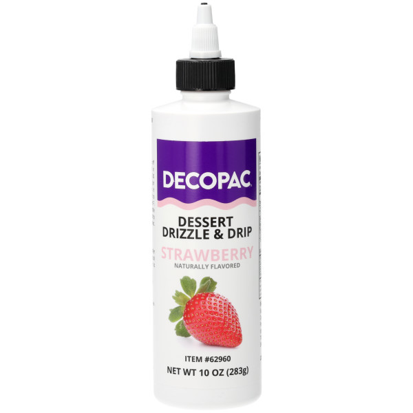 Strawberry Flavored Dessert Drizzle Cake Drip