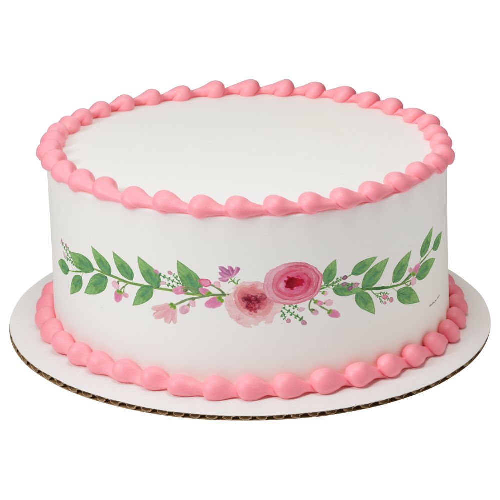 Image Cake Floral Laurel