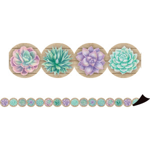 Rustic Bloom Magnetic Border, 24 Feet