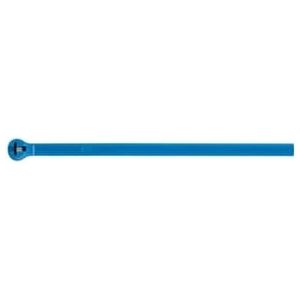 Ty-Rap Cable Tie, 8.00 L x 0.10 in. W, Nylon 6.6, Blue