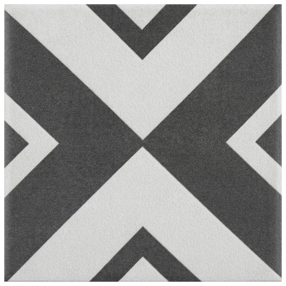 Twenties Mini Vertex 3-7/8 in. x 3-7/8 in. Ceramic Floor and Wall Tile