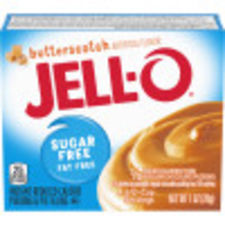 Jell-O Butterscotch Sugar Free Fat Free Instant Pudding & Pie Filling, 1 oz Box