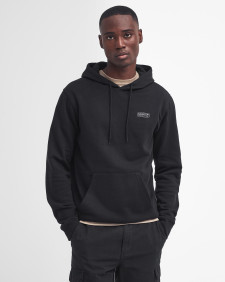 Small Logo Hoodie Black-Pewter