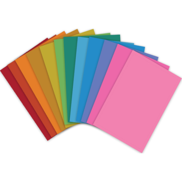 Punkydoodle&reg; Paper Cardstock, Assorted, 8.5" x 11", 100 Sheets