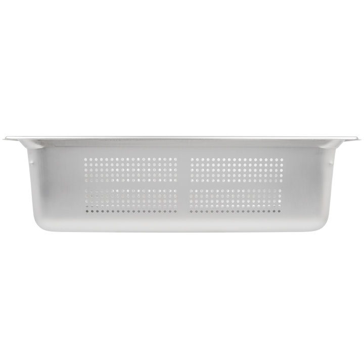 Full-size 6-inch-deep Super Pan 3® stainless steel perforated steam table pan