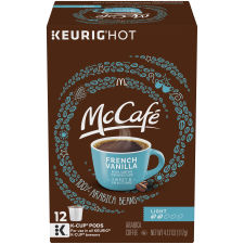 McCafe French Vanilla Coffee K-Cup Pods, 12 count Box