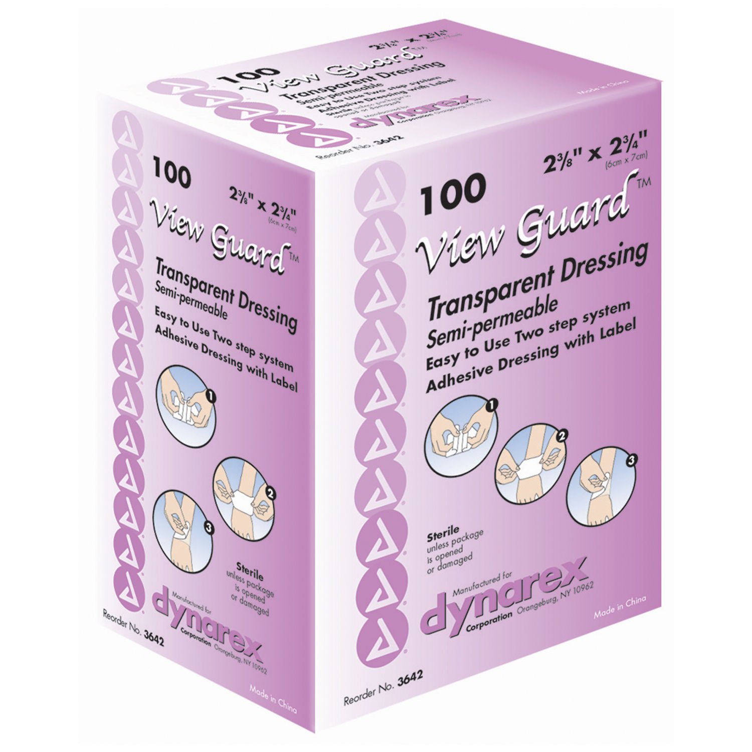 View Guard™ Transparent Film Dressing, 2-3/8 x 2¾ Inch