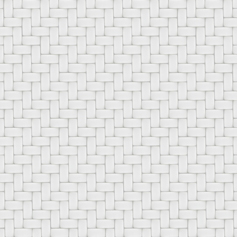 Expressions Weave White 12-1/4 in. x 12-1/4 in. Glass Mosaic Tile