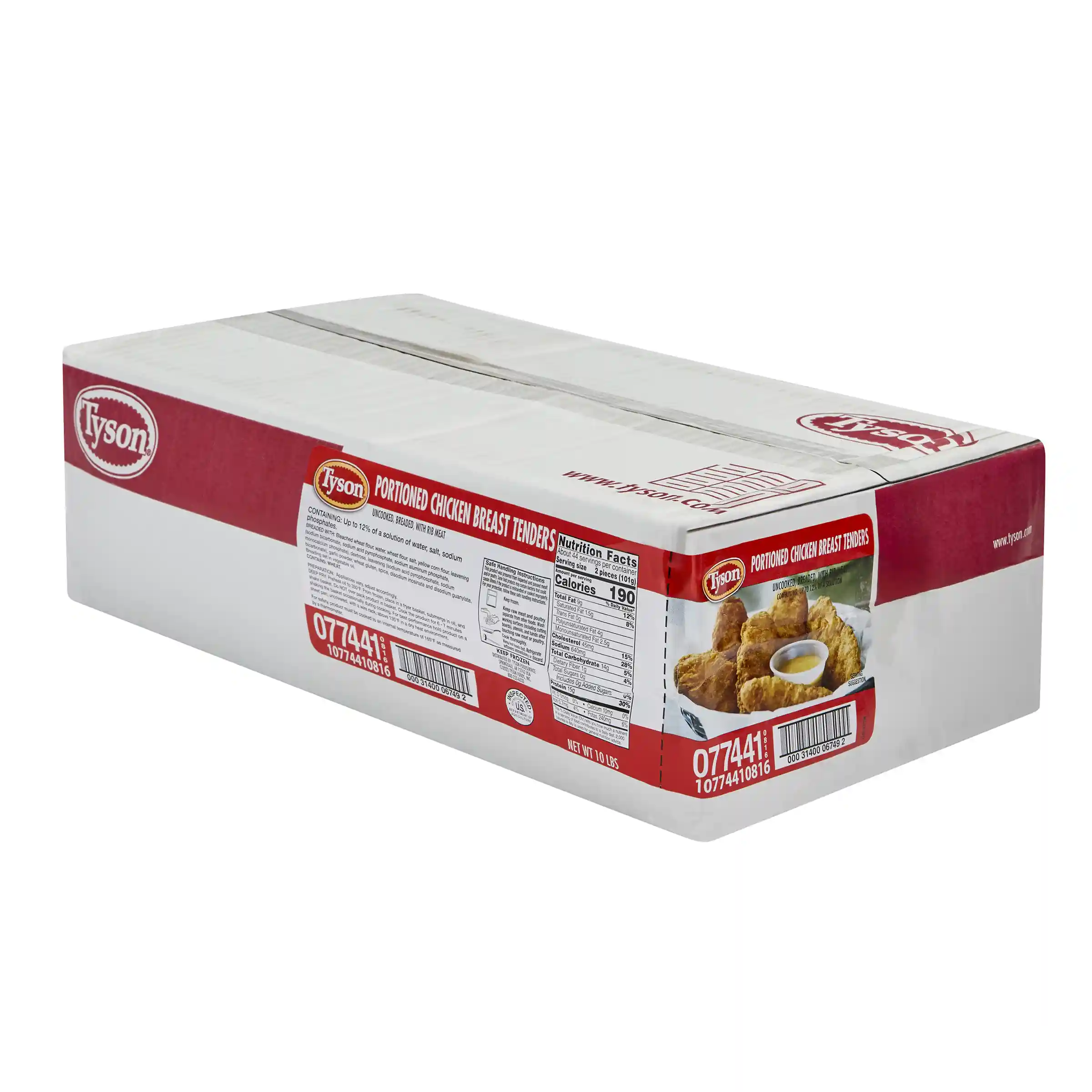 Tyson® Uncooked Portioned Breaded Chicken Breast Tenders_image_5