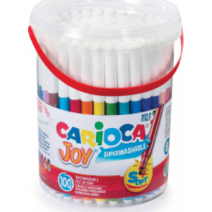 Joy Fine Tip Felt Tip Washable Pens Box - 100 Pieces