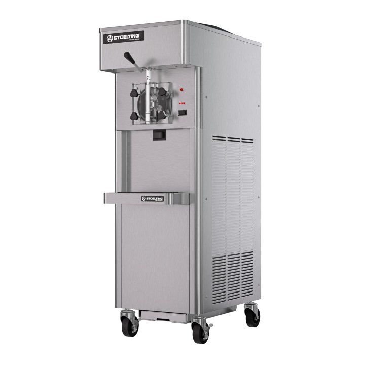 2-gallon freezing cylinder 208- to 240-volt air-cooled 1-phase single-flavor high-capacity gravity-fed floor model shake freezer