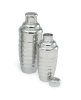 24-ounce stainless steel cocktail shaker with beehive pattern
