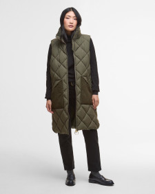 Gilet Bernice Olive/Ancient Tartan