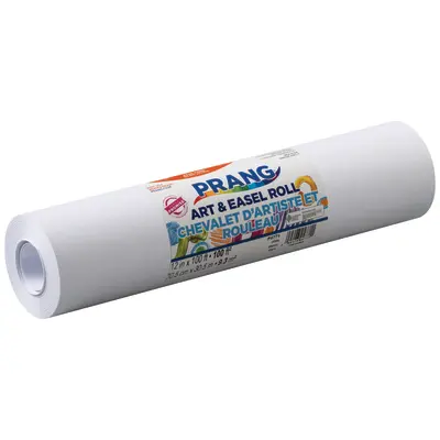 Prang (Formerly Art Street) Art & Easel Roll, White, 12