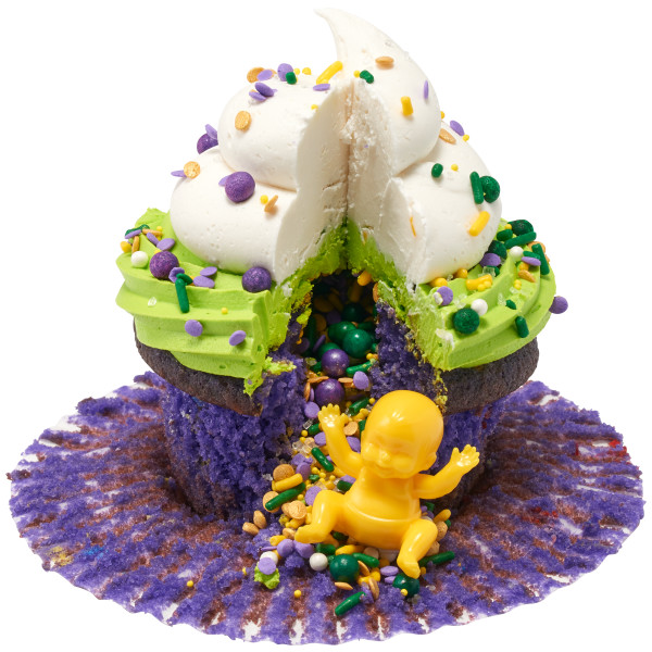 new orleans mardi gras cake baby