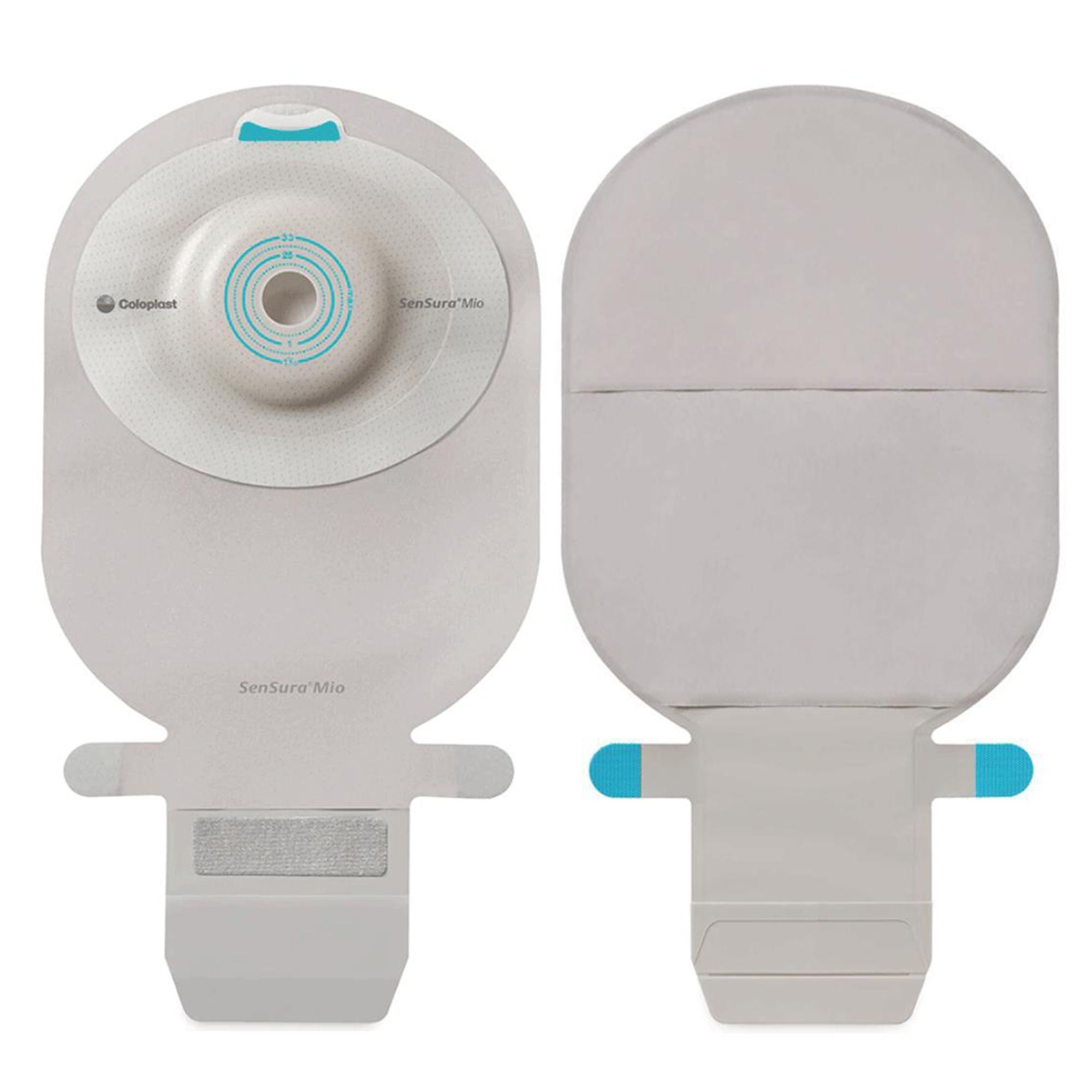 SenSura® Mio Flat 1-Piece Opaque Ostomy Pouch, 30 mm Stoma
