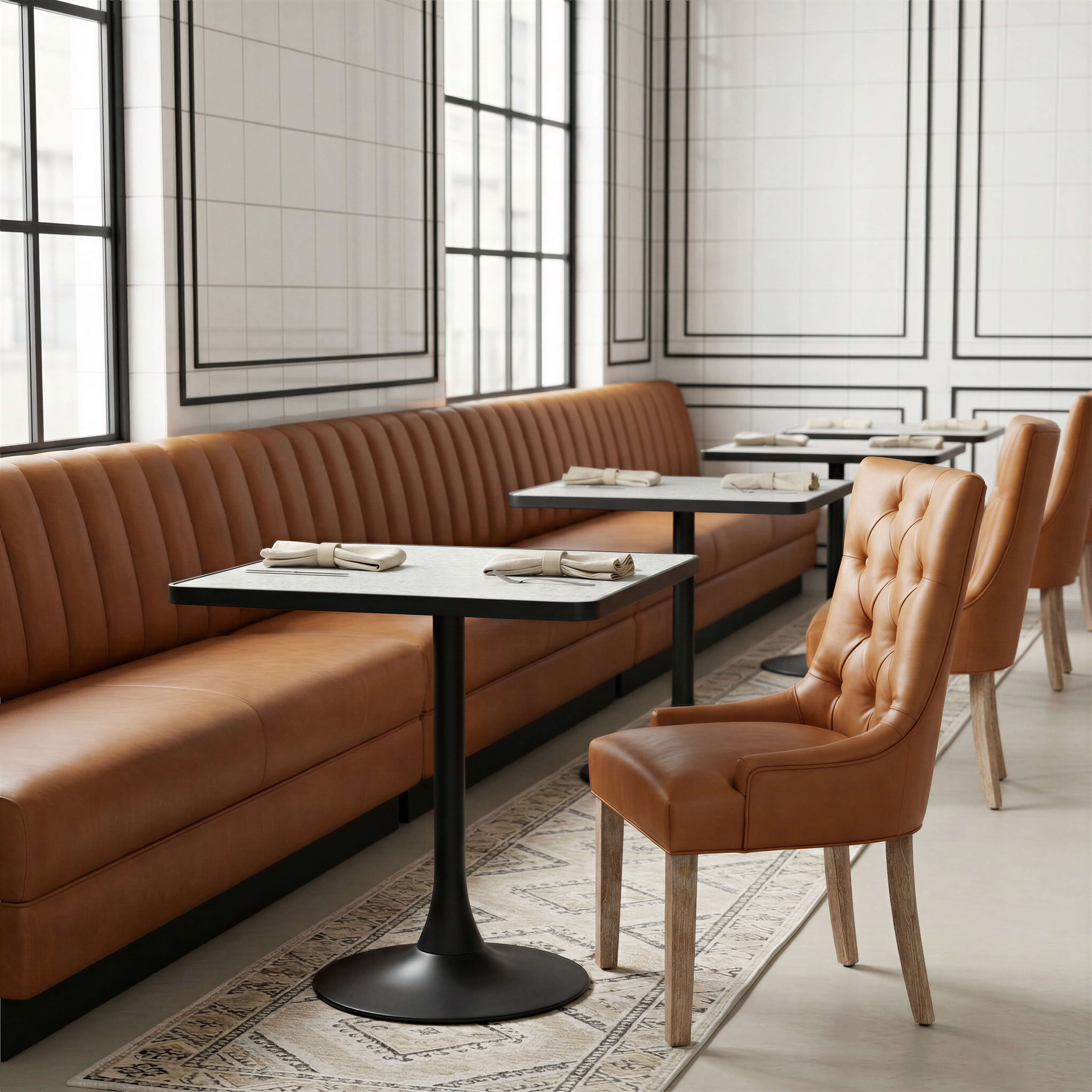 Spot Bistro Table Gray & Black product image