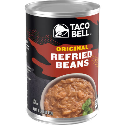 Taco Bell Original Refried Beans, 16 oz Can