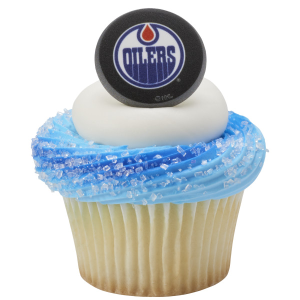 NHL® Team Puck Cupcake Rings