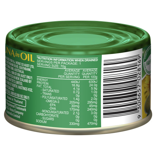  Greenseas® Tuna in Extra Virgin Olive Oil Blend 95g 