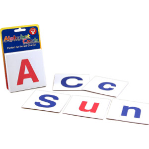 Upper Case & Lower Case Alphabet Cards, 60 Cards