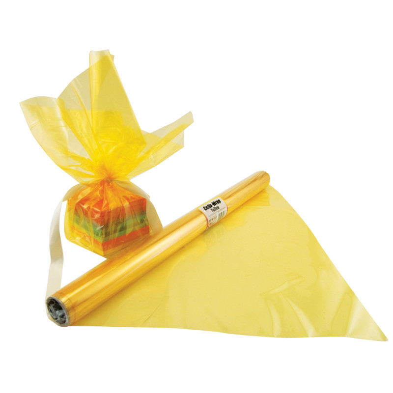 Cello-Wrap™ Roll, Yellow, 20" x 12-1/2'