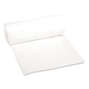 Boardwalk,  LLDPE Liner, 16 gal Capacity, 24 in Wide, 32 in High, 0.4 Mils Thick, White